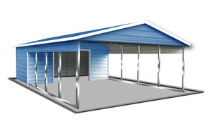 18Ft x 31Ft x 6Ft Utility Buildings 14 Gauge