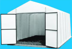 Mega Hut with optional 6' x 6' door kit